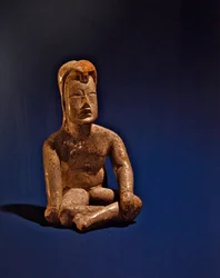 Figura seduta, Cultura Olmeca